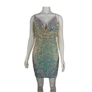 NEW Miss Avenue Sequin Dress Small Homecoming Hoco Prom Short Mini